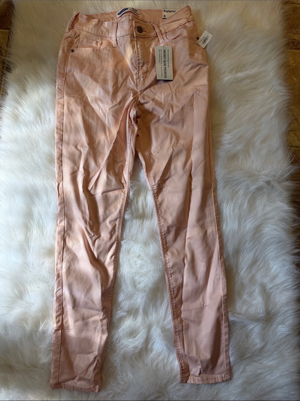 Old Navy Skinny Jeans - Light Peach Pink